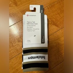lululemon Tale to Tell Mid Crew Sock 2 Pack